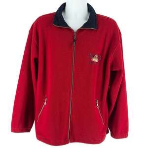 90s Monterey Bay sea otter zip up fleece jacket 1990s vintage
